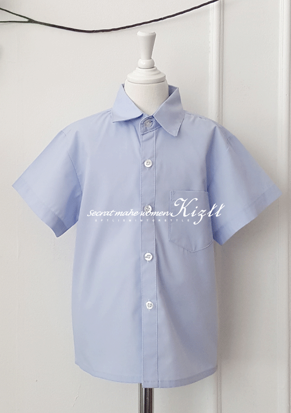 블루 아동 셔츠-긴팔or반팔(1-19호) 주니어 공용